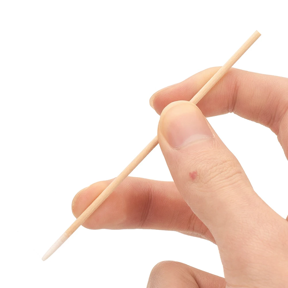 

100pcs Microswabs Extension Swabs Long Tipped Sticks Safe Use Micro Applicators Beauty Accessories