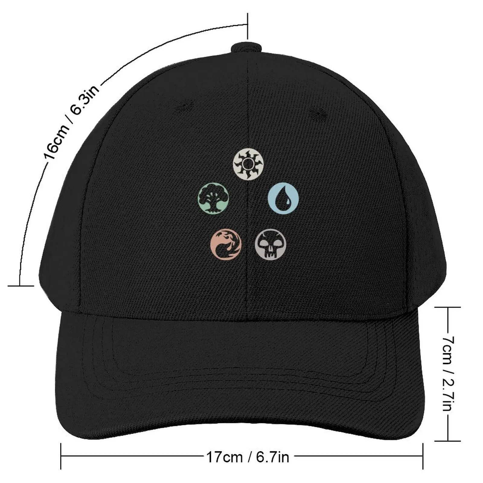 Mtg Symbols, Classic Guys Unisex, Best Women 90s, Retro For Girls Best, Custom, Hot Idea Baseball Cap Golf Cap Female Men's