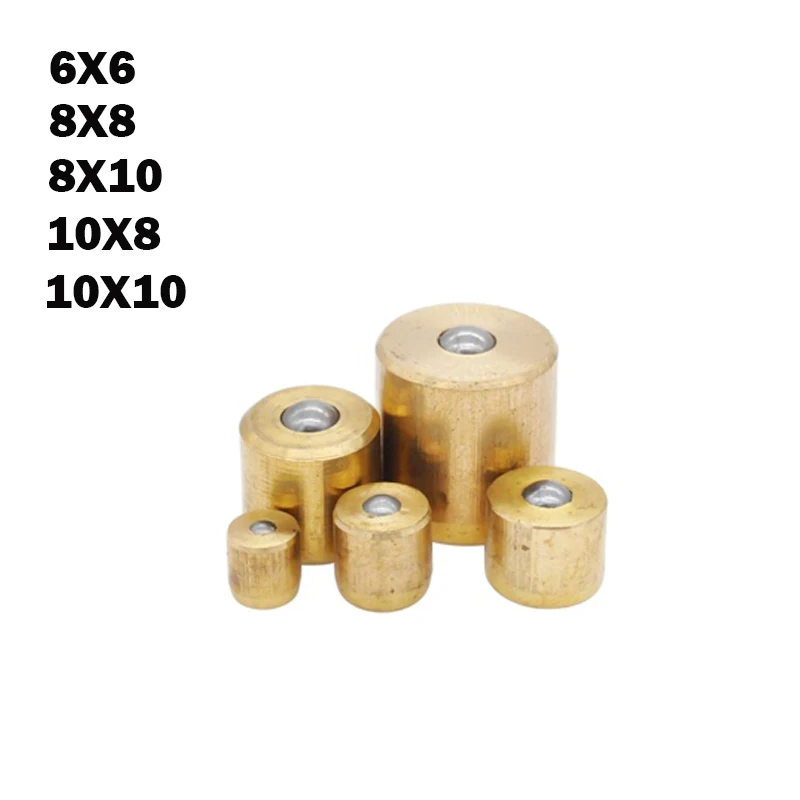 20PCS Press fit ball oiler Brass Push Button oiler for Gas Engine Motor Oil Grease oil cup 6x6mm 8x8mm 8x10mm 10x8mm  10x10mm