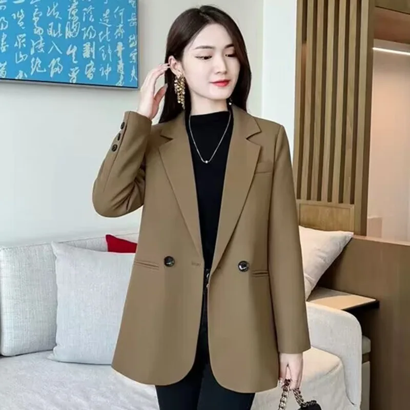 

Куртка Женская одежда Пальто Блейзер Новый модный и повседневный топ в корейском стиле на весну и осень