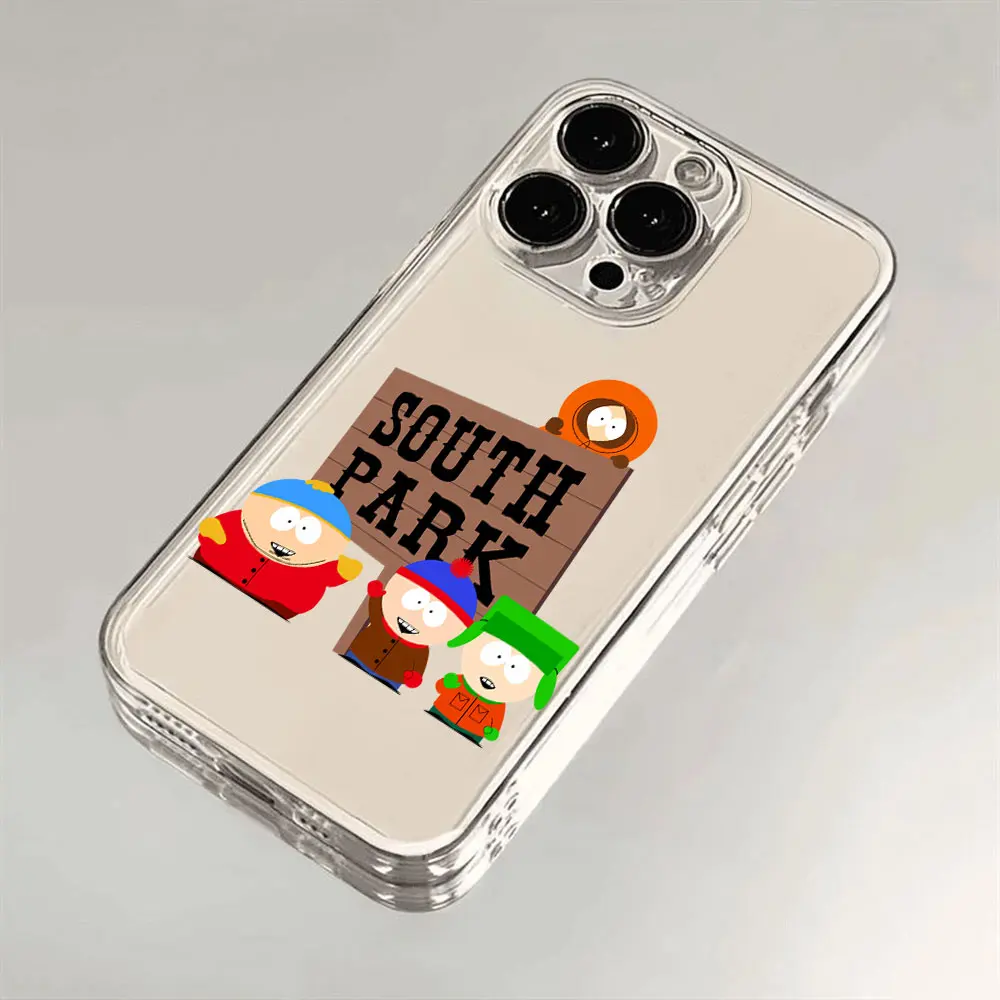 Funny S-South-Park Phone Case For OPPO Realme C67 C65 C63 C55 C53 C35 C30 C11 12 10 9 8 7 6 5 3 Pro Plus 4G 5G Transparent Cover