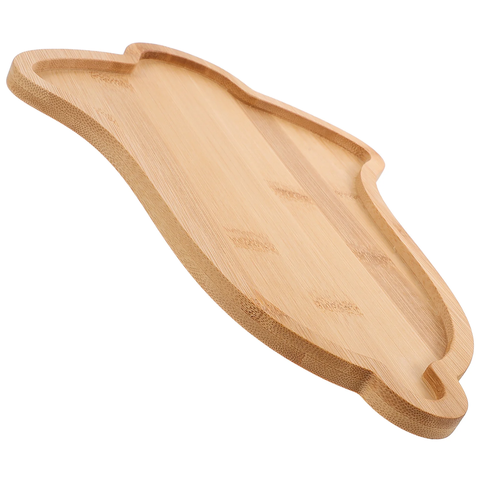 

Reusable Bamboo Christmas Bell Shaped Bowl Fruit Snack Tray Party Serving Platter Nuts Candy Container