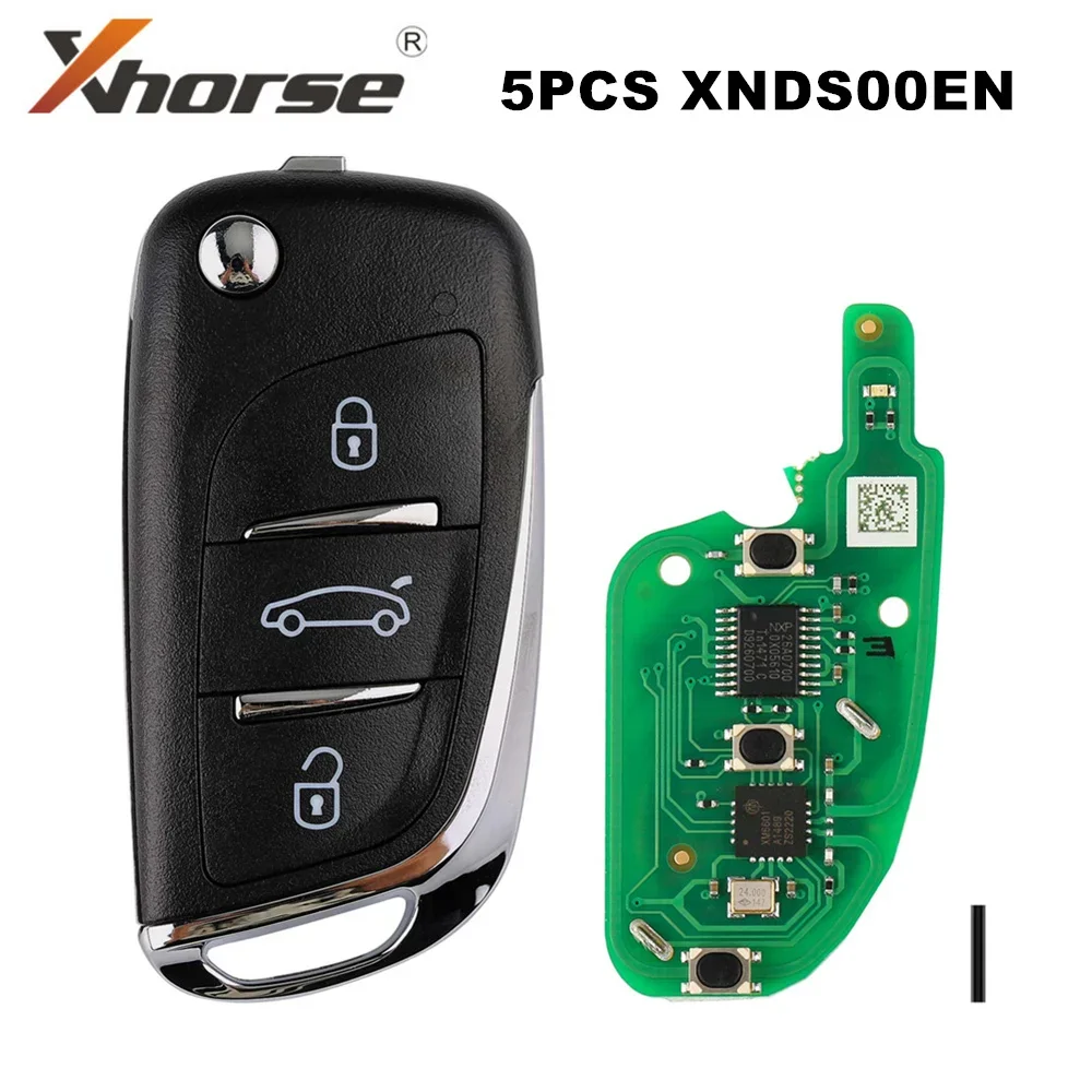 5pcs/lot Xhorse XNDS00EN XNHO00EN XNBU01EN XNBU21EN XNHY02EN XNFO01EN XNTO00EN XN Wireless Series Remote Key