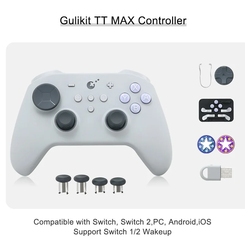 GuliKit TT Max Wireless Controller for Nintendo Switch 1/2 with