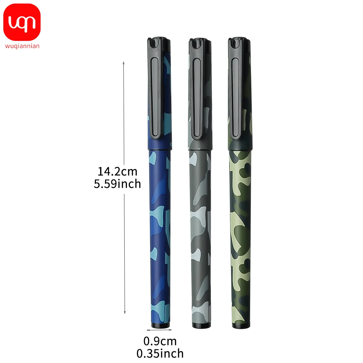 3/6/12 قطعة تصميم التمويه قلم محايد اللون اللمس قبضة ناعمة حبر جودة مريحة للكتابة والمؤتمرات استخدام المدرسة الخلفية #6