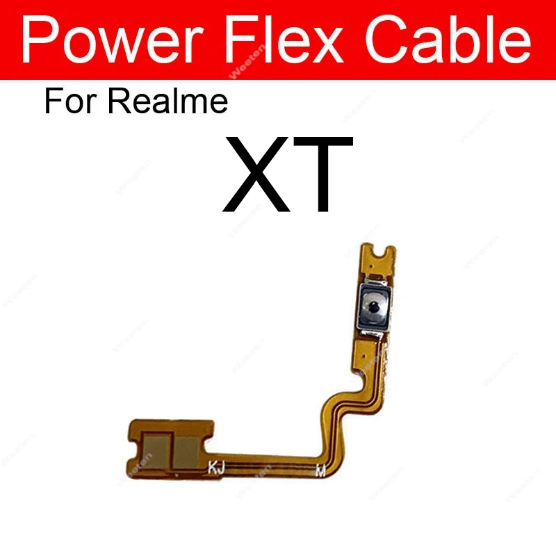 Câble flexible d'alimentation et de volume pour Oppo Realme, bouton latéral de volume d'alimentation, pièces de réparation de ruban flexible, X50 X50M X50Pro 5G XT 730G