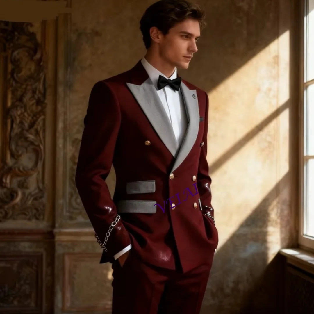 

Мужские костюмы для свадьбы на заказ, размеры XS-5XL, пиджак, смокинг для жениха, деловой костюм, формальный костюм, двубортный пиджак для вечеринок