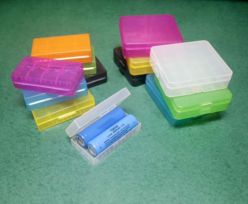18650 lithium battery storage box rechargeable battery protection box sorting box storage plastic parts box