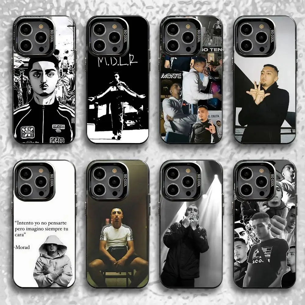 

Morad MDLR Morad04 Phone Case For iPhone 16,15,14,13,12,11,Pro,Max,Plus,Mini,SE Black Candy Matte Shockproof Cover