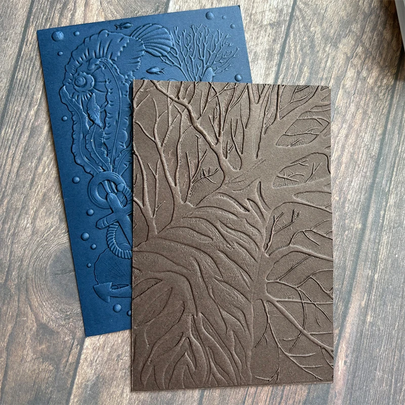 Halloween Tree Flower 3D Embossed Folder for Paper Art