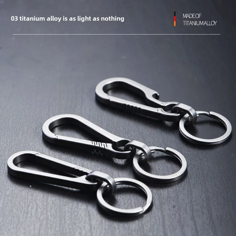 

Titanium Alloy Car Men's Personality Creative Pendant Anti-Lost Key Chain Waist Hanging