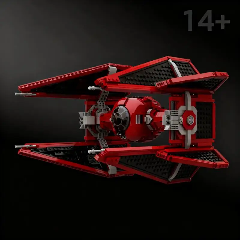 

MINISO 496 шт. подходит для 75240 Royal Guard Interceptor, космический знаменитый тай-истребитель, модель здания, кирпичи, игрушки, детский подарок на Рождество и день рождения