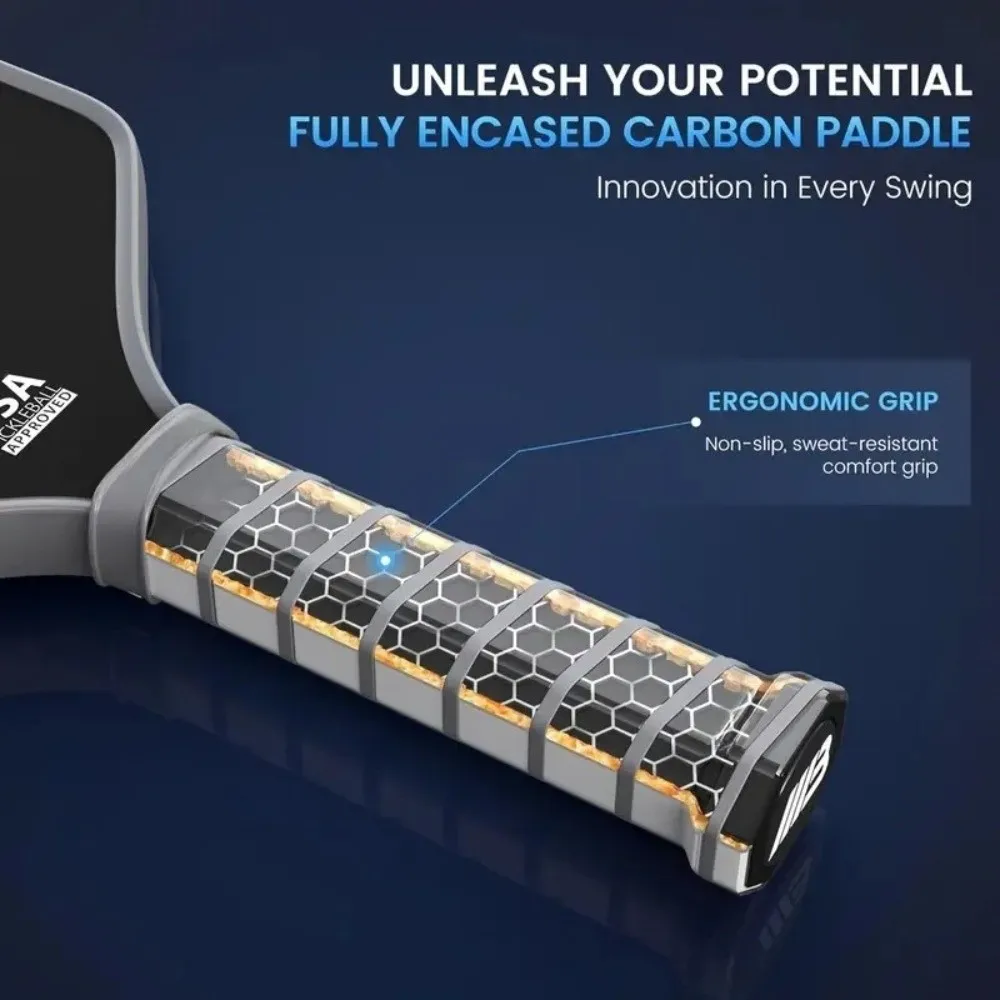 T700 Pickleball المجاذيف ألياف الكربون USAPA المعتمدة مخلل الكرة مجداف التدرج اللون متجمد سطح لوازم الألعاب المهنية #4