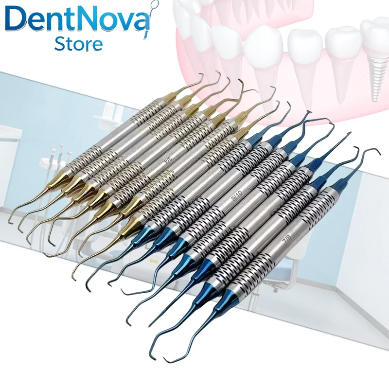 

Dental Gracey Curette Surgical Scaler Periodontal Perio Tool for Calculus Removal Subgingival