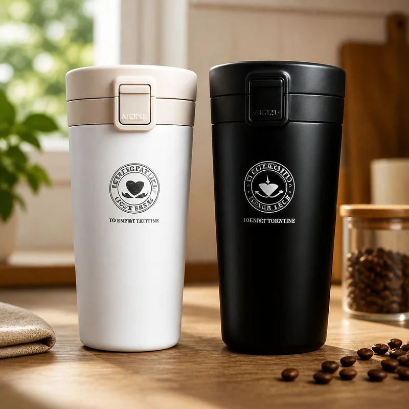 Double-Wall Stainless Steel Thermal Flask 380/510ML Insulated Coffee Cup for Outdoor Activities