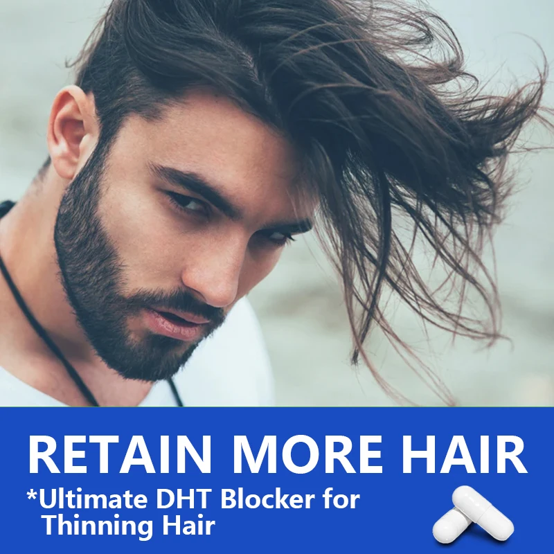 Hair Growth Supplement - Scalp DHT Blocker for Men and Women with Thinning Hair