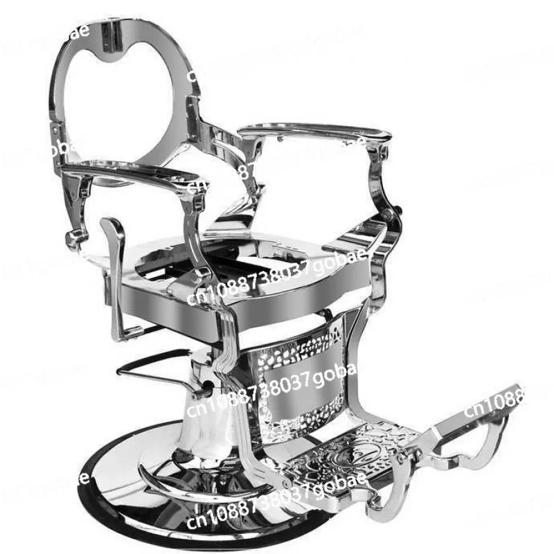 إطار كرسي كبير غير مكتمل من الفضة المطلية بالكهرباء، إطار كلاسيكي لمضخة الزيت الهيدروليكي شديد التحمل #1