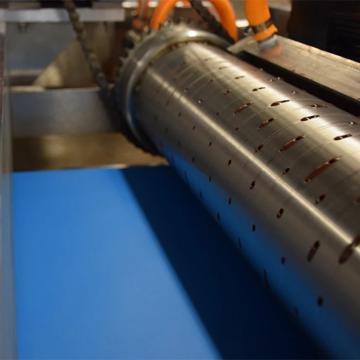 LST Automatic Chips Depositing Line , 400-1200mm Width Chocolate Chips Drops Buttons Depositor Machine