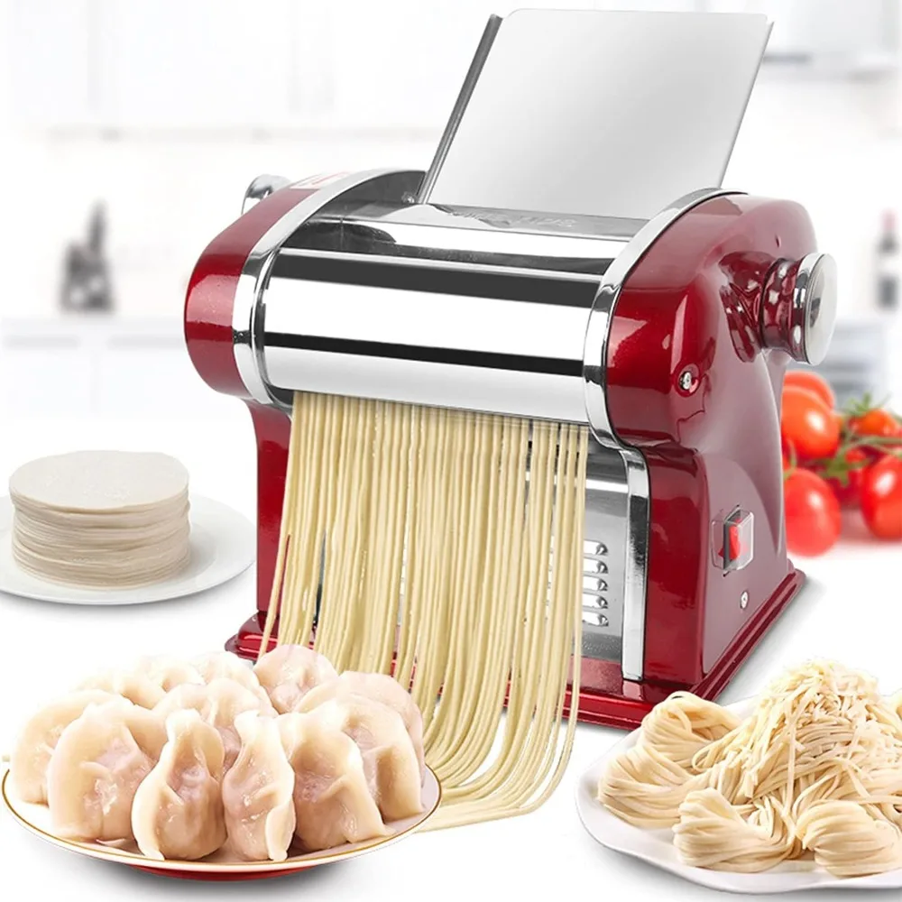 Electric Pasta Maker Household Noodle Machine for Homemade 2.5mm Noodle Linguine Dumpling Wonton Skin Food Processors Kitchenaid