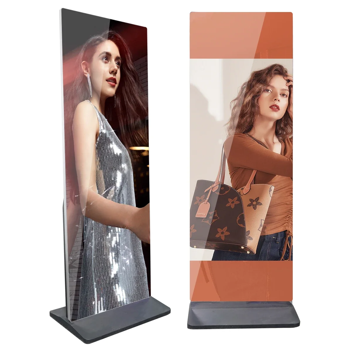 2024 Fashionable Yoga Home Fitness Mirrors LCD Kiosk Smart Magic Mirror