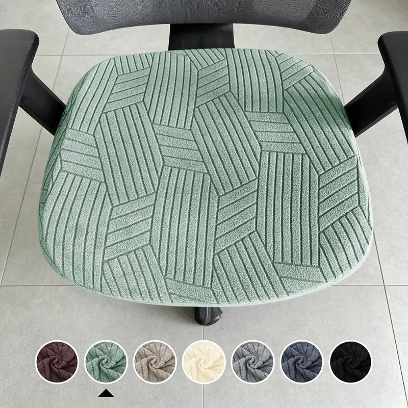 1PC Cheaper Elastic Dining Chair Seat Cover with Straps Anti-slip and Anti-fouling Seat Cover Wholesale Stool Covers