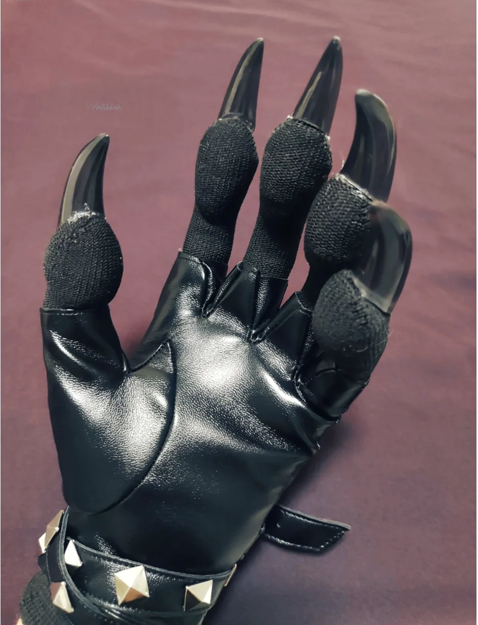 

Меховые перчатки Kig Fursuit Paws Кигуруми Косплей Плюшевые перчатки и ручная одежда Летние перчатки Коготь Черный Белый Многоцветный Меховой костюм с когтями