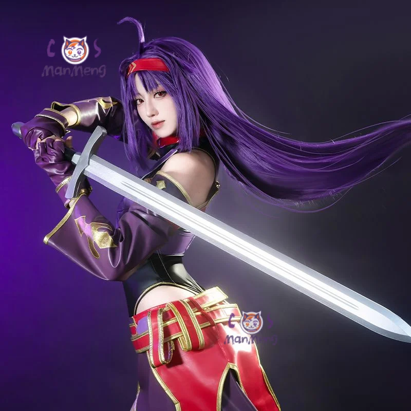 

Sword Art Online Anime Konno Yuuki SAO Cosplay Costume Women's Man jumpsuit gloves belt skirt set Halloween handsome uniform