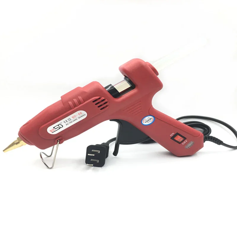 Imagem -02 - Hot Melt Cola Arma Duplo Poder 100w 11 mm Vara Grande Handtool Natal Decoração Ferramentas