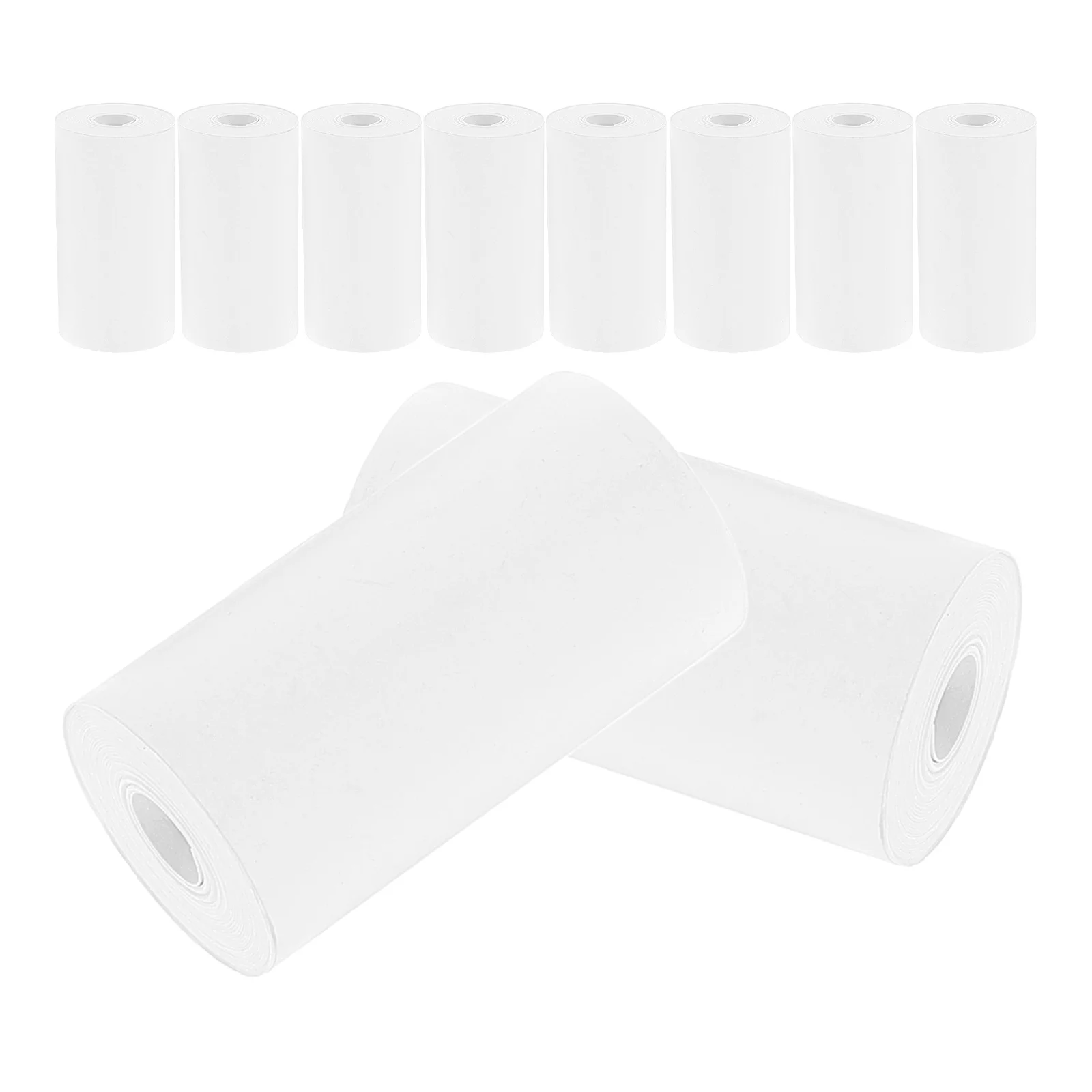 10 قطعة لفات ورق الإيصالات الحرارية 57x30 مللي متر لفة ورق حراري للطباعة ماكينة تسجيل المدفوعات النقدية في السوبر ماركت