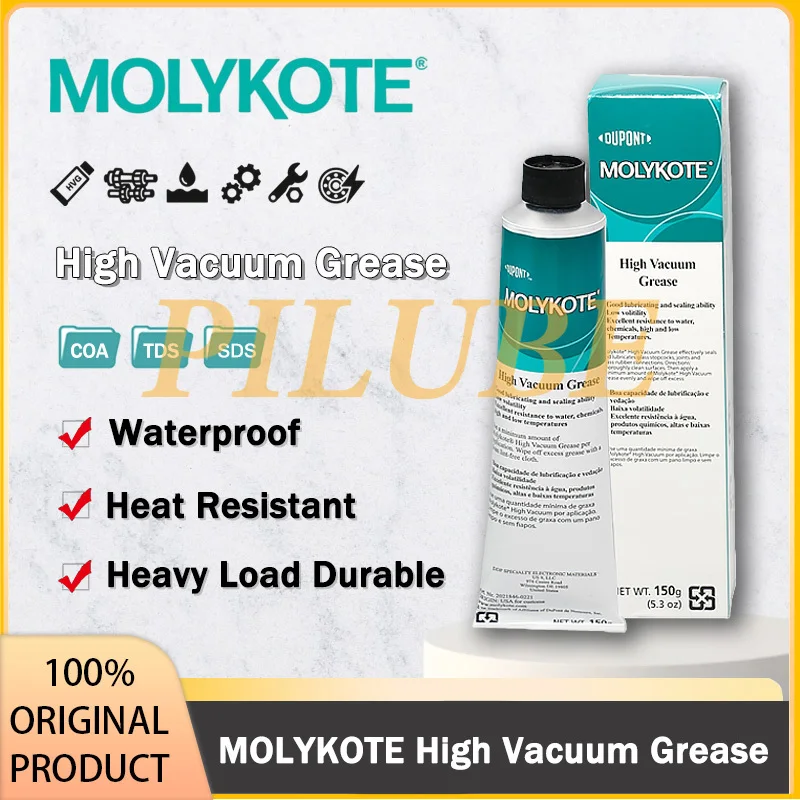 

MOLYKOTE HVG Silicone Grease 20g 50g 150g High Voltage Insulating Lubricant for Electrical Connectors Switches and O Rings
