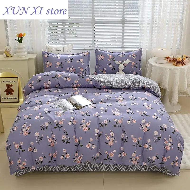 

New 4-piece bedding set comforter set Soft and comfortable for be suited to four seasons Suitable for the room dormitory