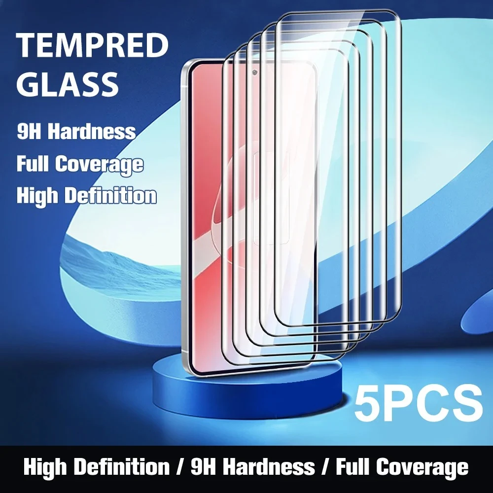 

5PCS Hot60ProPlus Tempered Glass Case for Infinix Hot 60 Pro+ Screen Protector for Hot 60 Pro Plus 60ProPlus 4G 2025 Film Cover