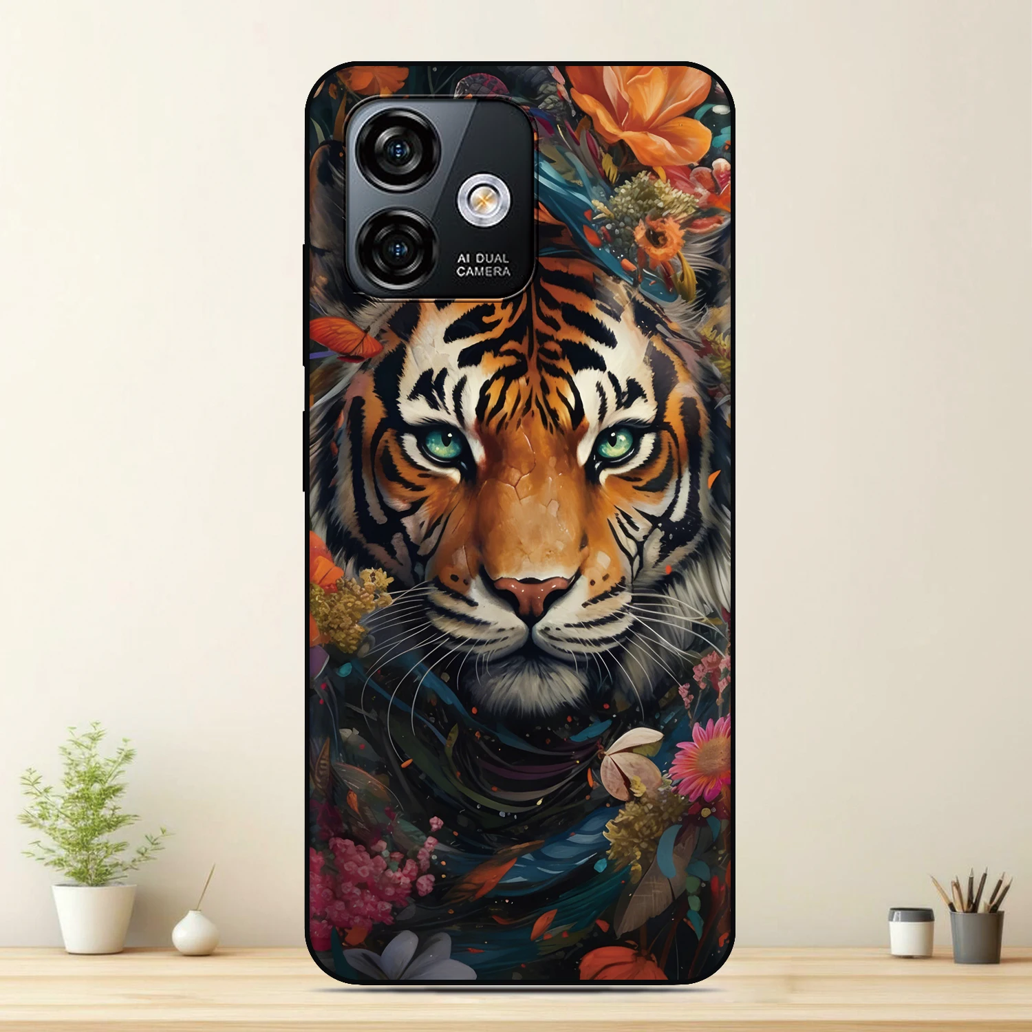 Tiger Animal Phone Case For Nokia C32 G42 6.2 7.2 G21 C21 C01 G11 Plus C12 C31 C02 G22 G20 G10 C10 C20 8 C3 Custom Image Cover view 4