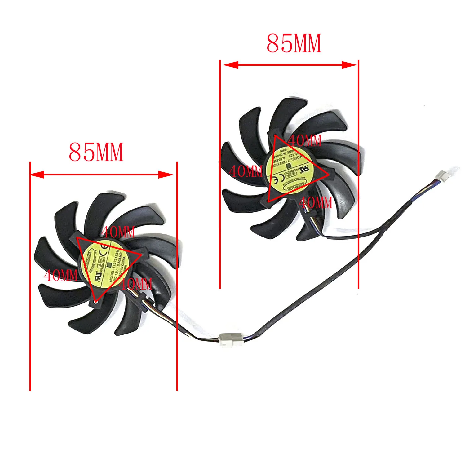 POWERCOLOR-Ventilateur de remplacement de carte de fouling opédique, compatible avec RX 5700 XT 6500XT 6600 6600XT 5700XT 6700 6700XT Fighter, compétitif, nouveau