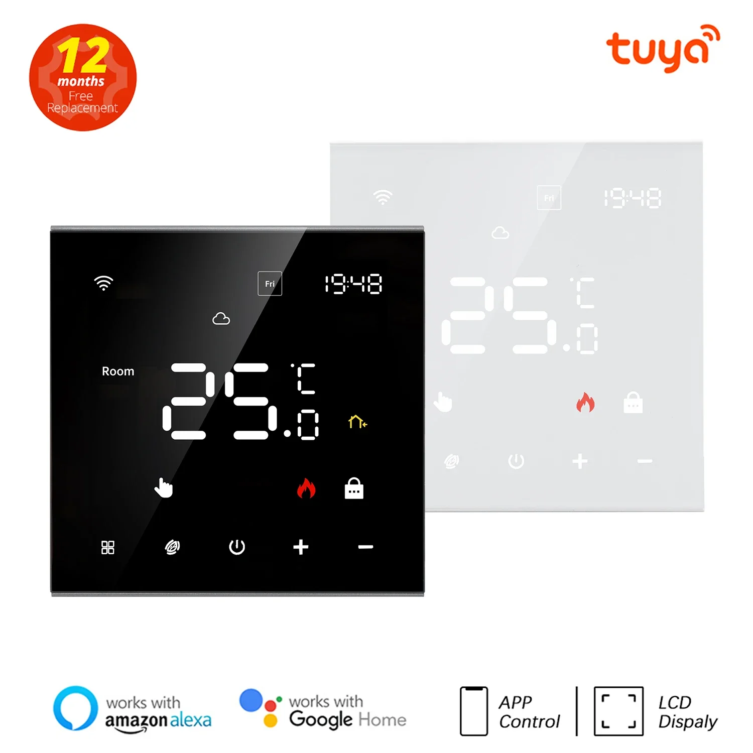 Tuya WiFi Smart Thermostat Water Electric Gas Boiler Temperature Controller for Alexa Google Home Alice Smartthing