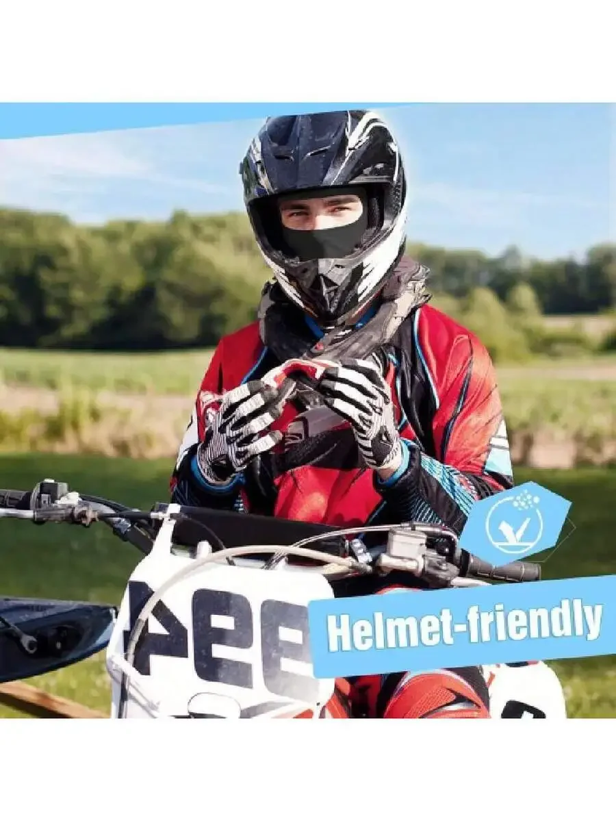 

6 Pack Cooling Balaclava Face Mask For Motorcycle Skiing Cycling Windproof Breathable Polyester