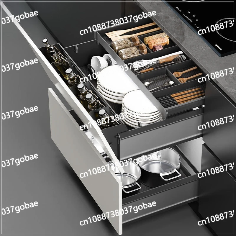 

Household multifunctional pot basket tilting seasoning storage rack