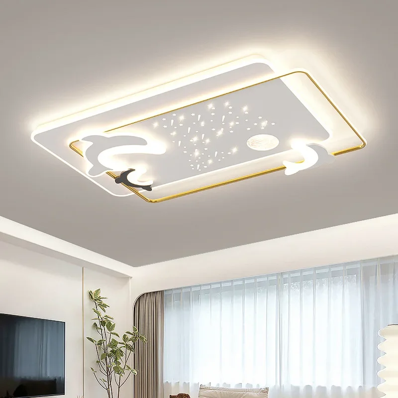 

2023 Living room main light, dining room bedroom light, modern and simple atmosphere, LED ceiling light, whole house package lig