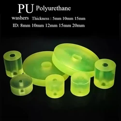 10Pcs/set PU Rubber Flat Sealing Gasket ID8 10 12 15 20mm Polyurethane Flat Washer Spacer Sealing O Ring Gaskets