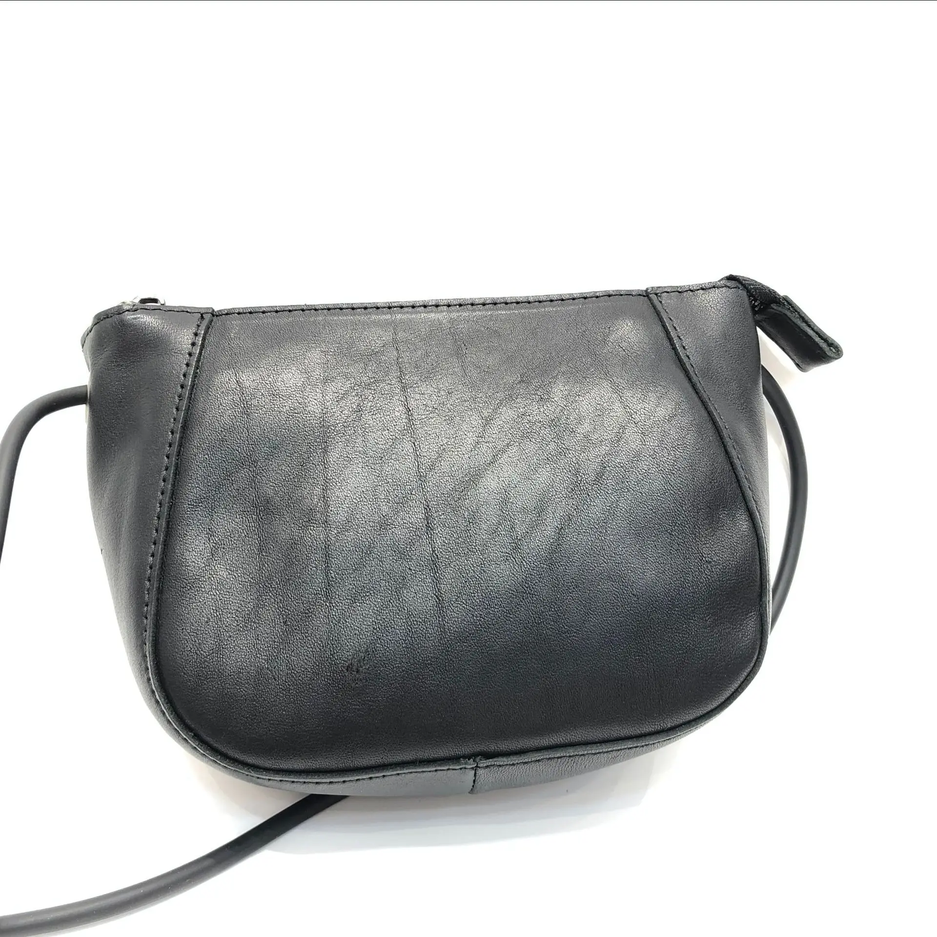 Leather Women\'s Bag Handmade First Layer Cowhide Bag Mobile Phone Bag Vintage to Make Old Traces Small Bag