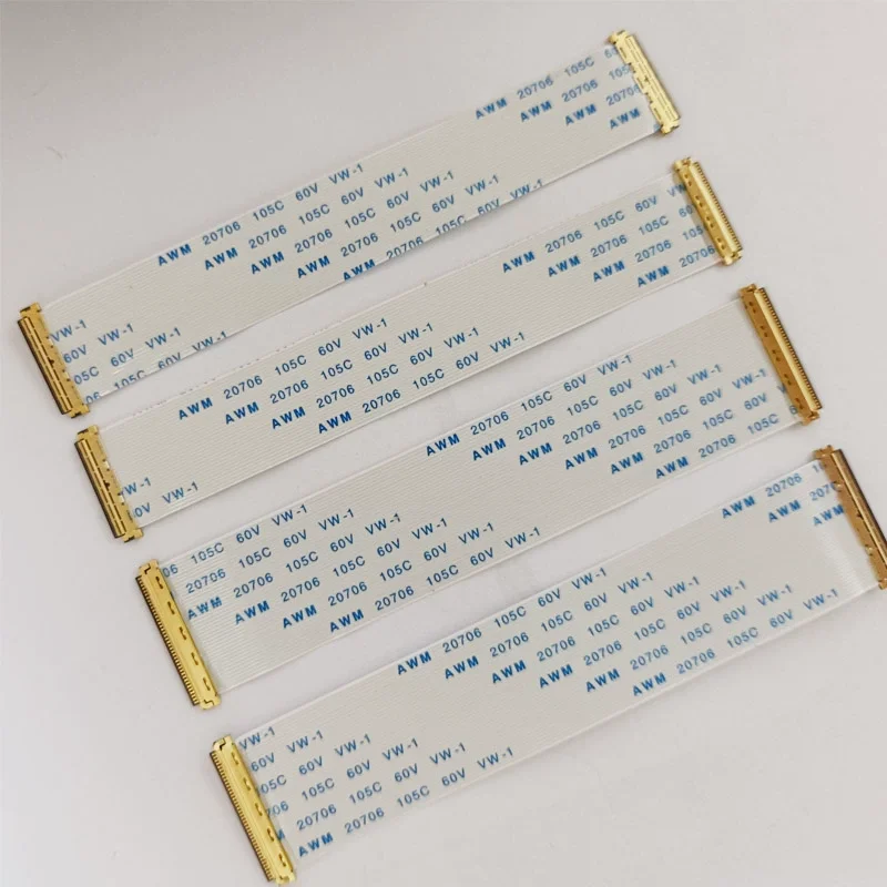 2pcs I-pex 0.5mm Double Edp Ribbon Cable Awm 20706 105c Vw-1 60v 30pin 40 Pin Forward/reverse Direction