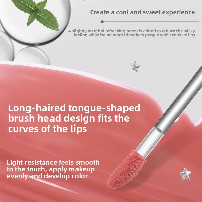 Flower Knows Shells Jewel Collection Lip Glaze Lip Essence Honey Moisturizing Long-lasting Glossy Lip Gloss