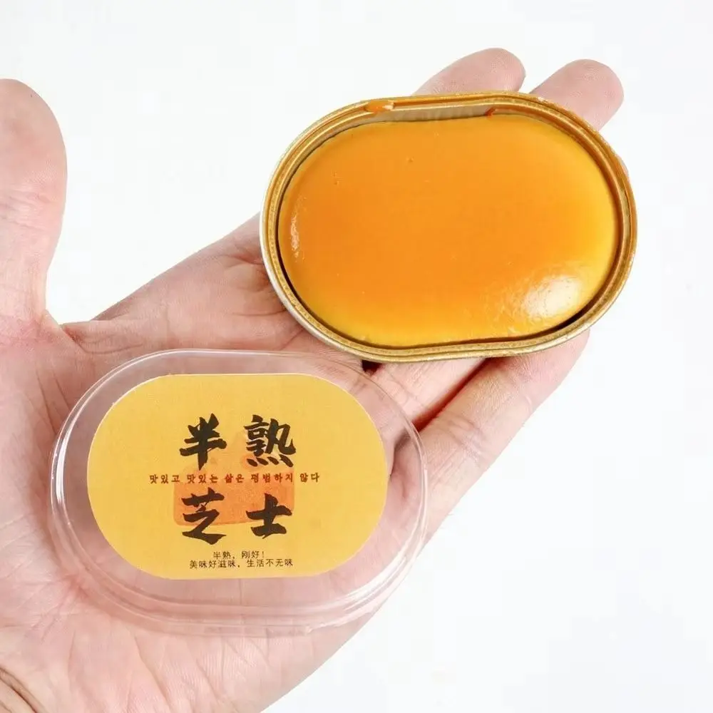 

Creative Simulated Squishy Cheese Slow Rising Sticky Bread Squishy Hand Relax Pinch Sensory Fidget Ball Adults