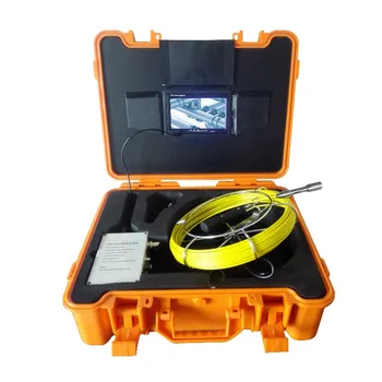 Push Rod 7 Inch Monitor Handheld Pipe Sewer Inspection Camera Waterproof 20M Cable 1000TVL 23mm Lens Industrial Endoscope