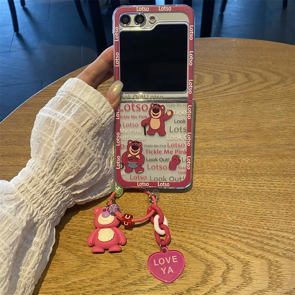 حافظة لهاتف سامسونج جالاكسي Z Flip 7 6 Flip7 FE Flip5 Flip4 Flip3 5G حماية شفافة غطاء كمبيوتر أكريليك Lotso