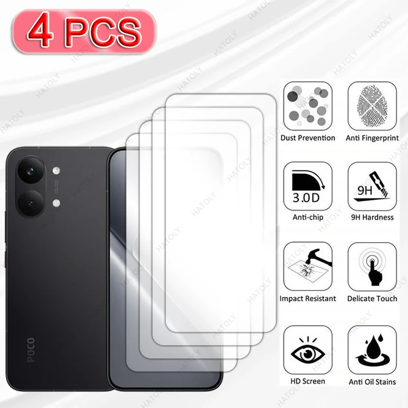 

Защитная стеклянная пленка для Xiaomi Poco X8 Pro Max, пленка HD Clear для Poco X8 Pro Max 5G, защитная пленка для экрана, защита для объектива камеры