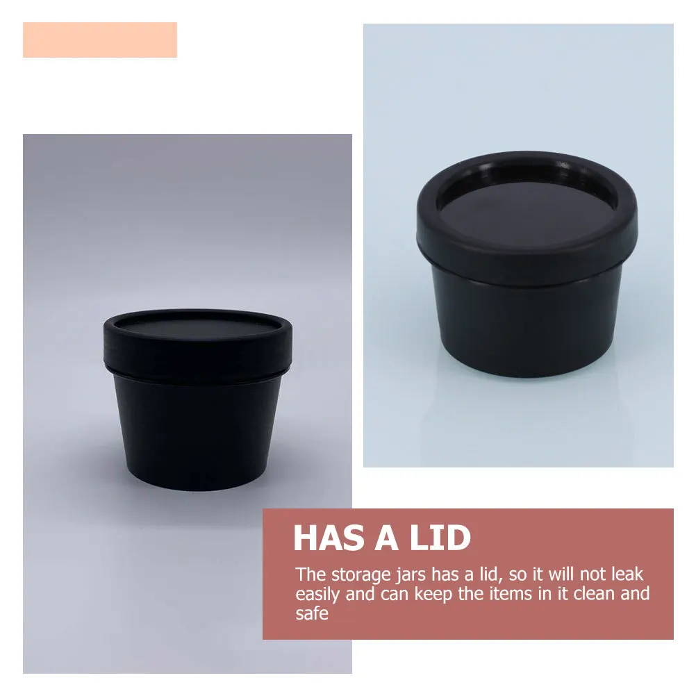 12Pcs Face Cream Container Empty Cream Jars Refillable Travel Storage Jars Leakproof Lightweight Multipurpose Case