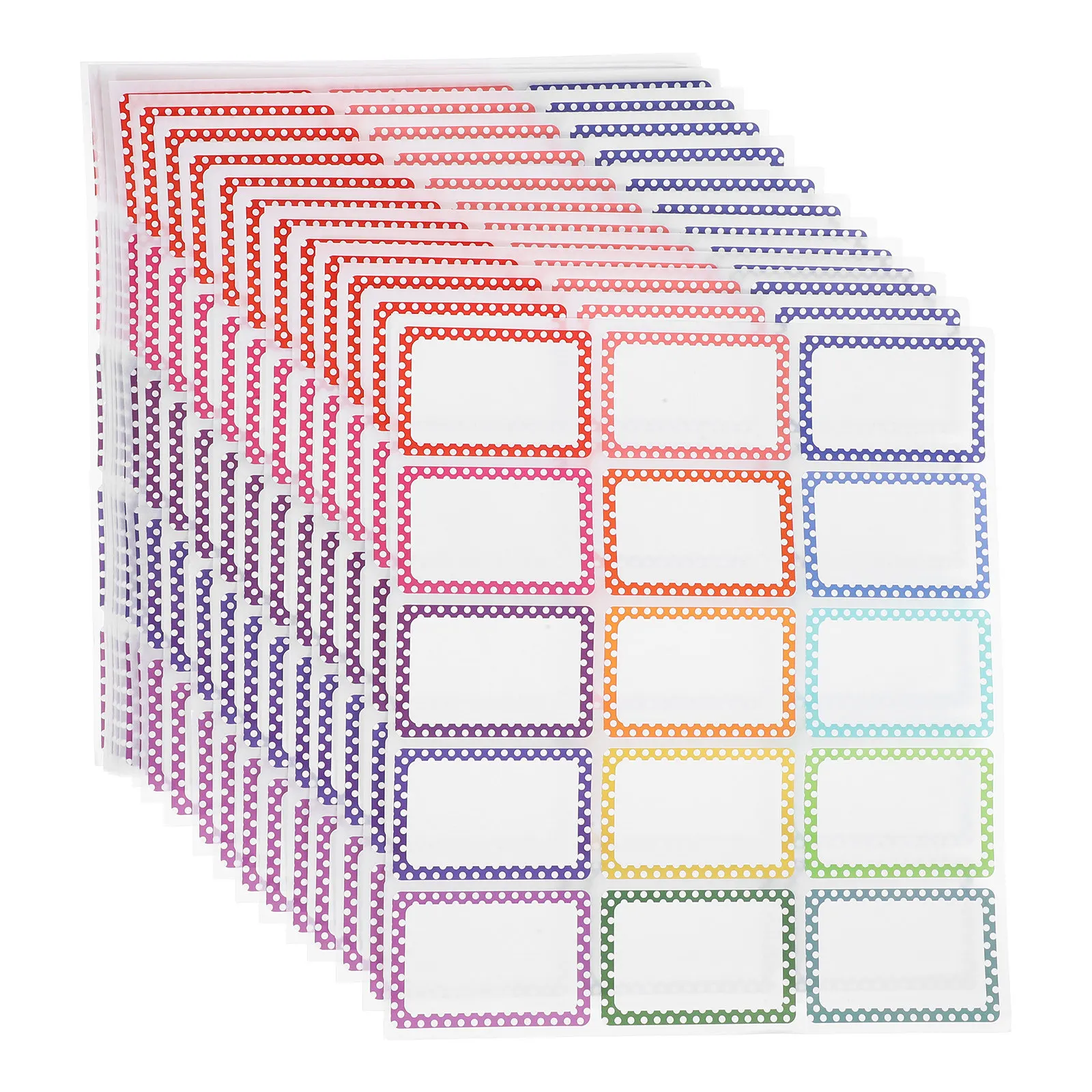 

23 Sheets Writable Name Label Stickers Self-Adhesive All-Purpose Labels for School Supplies Office Equipment Personal Belongings