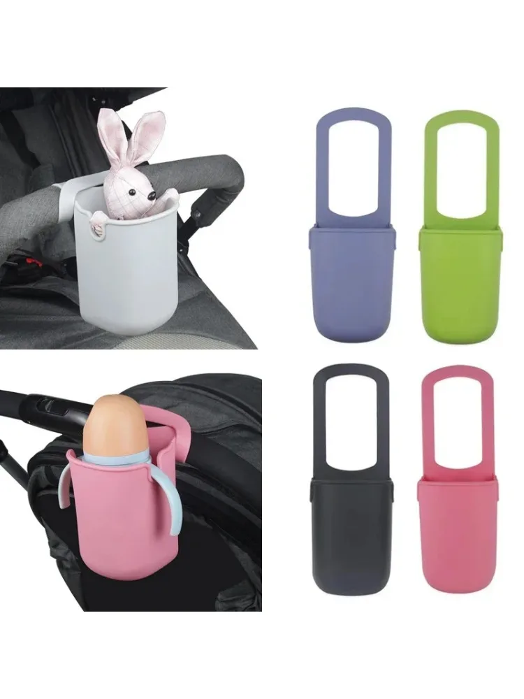 AliExpress NONE Baby Stroller Multifunctional Silicone Cup Holder Wheelchair Baby Stroller Bicycle Bottle Holder Bottle Storage Bag
