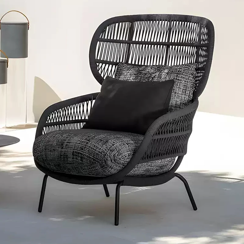 

Rattan Chair Outdoor Dining Chairs Set Garden Bed Iron Plastic Sets Large Lounge Table Lawn Living Room Relaxing Sofa Furniture